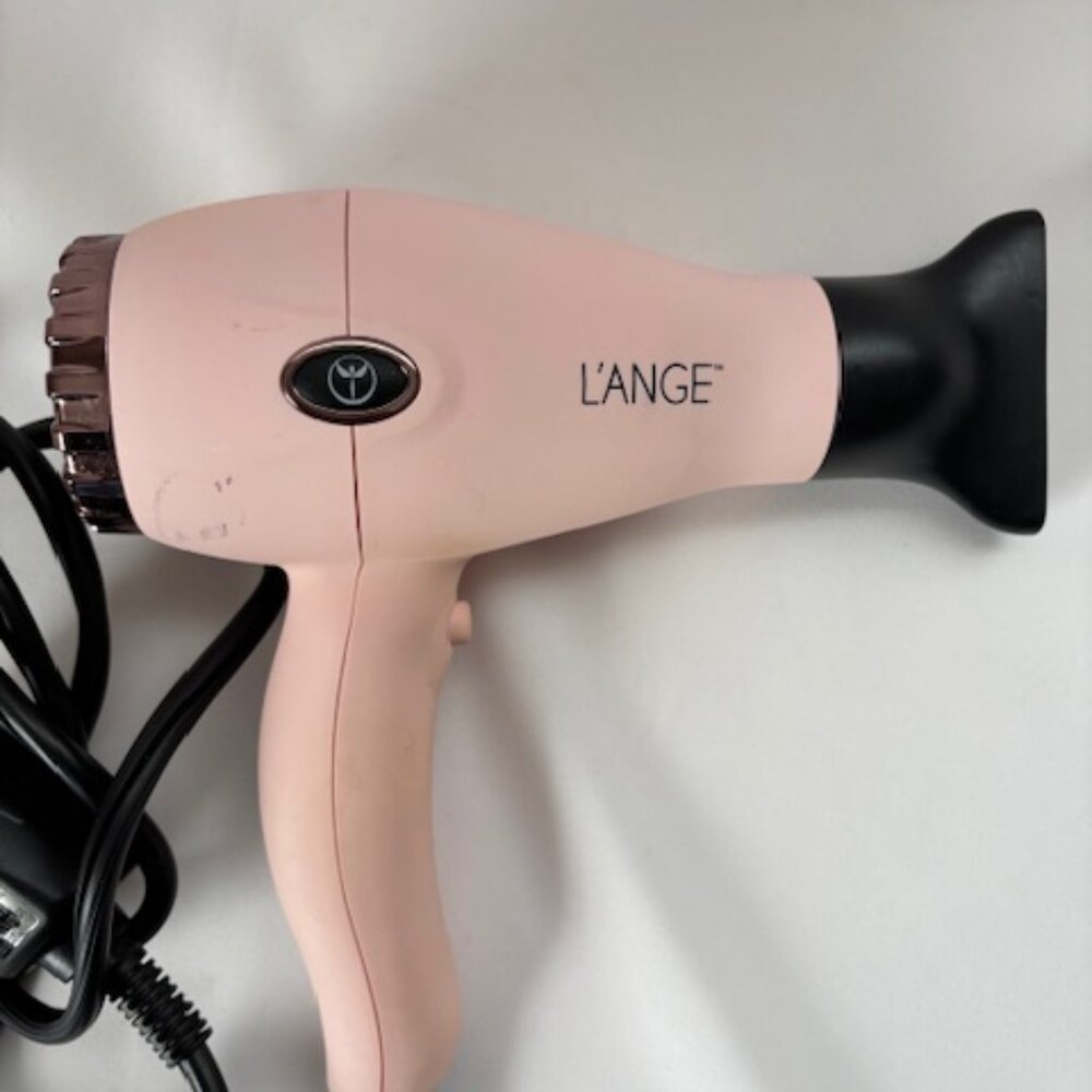 L'ange Hair Blow Dryer Blush Pink Lange Model 2247 - 1875W with Flat Tip